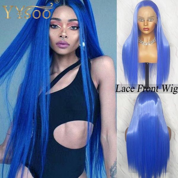 synthetic wigs yysoo long blue 13x3 lace front hair natural straight heat resistant fiber for women daily used, Black
synthetic wigs yysoo long blue 13x3 lace front hair natural straight heat resistant fiber for women daily used, Black