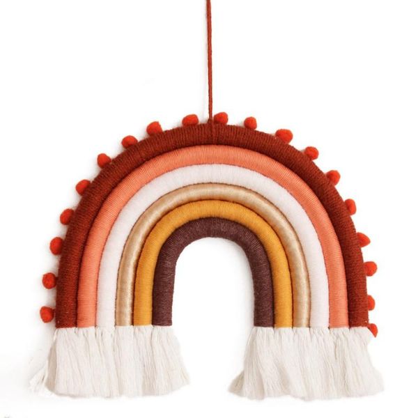 decorative objects & figurines creative bohemian 7 lines rainbow wall hanging macrame cotton rope weaving tapestry with tassels home kid bed
decorative objects & figurines creative bohemian 7 lines rainbow wall hanging macrame cotton rope weaving tapestry with tassels home kid bed