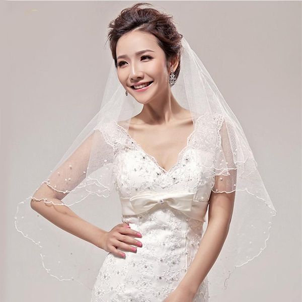 bridal veils 150cm 2021 wholesale simple tulle pearl wedding two layer veil accesories white / ivory accessories, Black
bridal veils 150cm 2021 wholesale simple tulle pearl wedding two layer veil accesories white / ivory accessories, Black