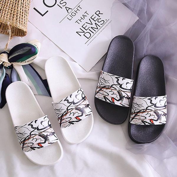 women slippers flat thick bottom indoor pvc non-slip bathroom home soft shoes slides women's sandals summer flip flops, Black
women slippers flat thick bottom indoor pvc non-slip bathroom home soft shoes slides women's sandals summer flip flops, Black