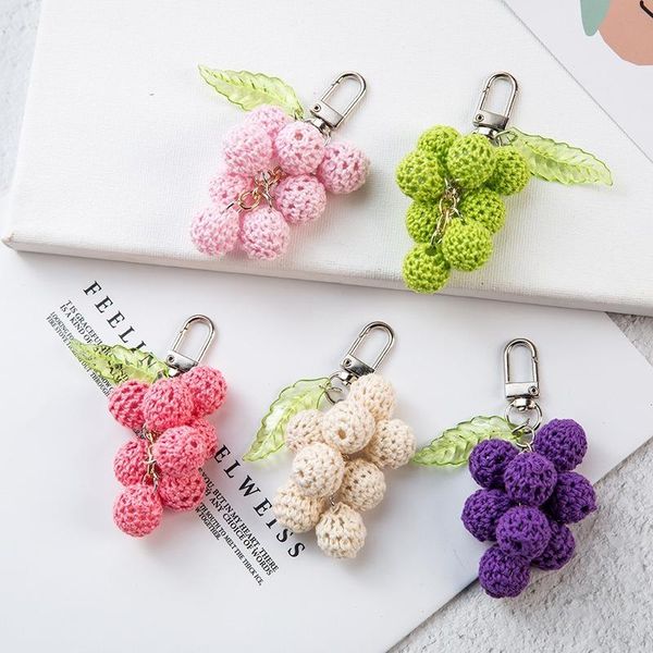 bag parts & accessories korea ins knitted wool kyoho grape keychain for airpods protective sleeve pendant hanging, Black
bag parts & accessories korea ins knitted wool kyoho grape keychain for airpods protective sleeve pendant hanging, Black