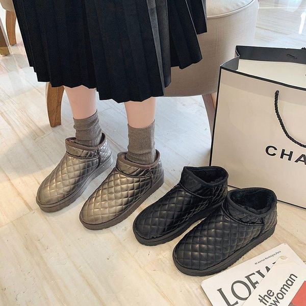 women boots 2021 fashion snow winter waterproof shoes female casual soft bottom ankle boot warm fur ladies leisure booties, Black
women boots 2021 fashion snow winter waterproof shoes female casual soft bottom ankle boot warm fur ladies leisure booties, Black