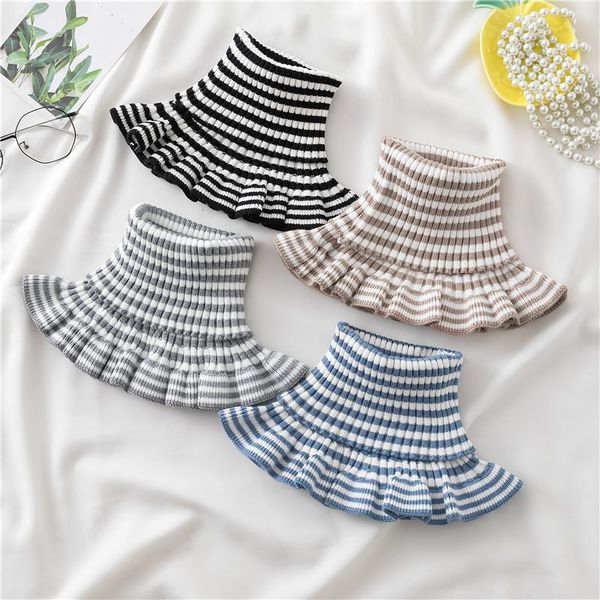 scarves scarf women's autumn and winter korean version versatile warmth cervical spine protection elastic knitted stripe scart, Blue;gray
scarves scarf women's autumn and winter korean version versatile warmth cervical spine protection elastic knitted stripe scart, Blue;gray