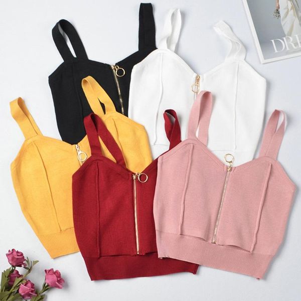 women sleeveless blouse zipper knitting blouses with hole female shirts ladies solid simple women's &, White
women sleeveless blouse zipper knitting blouses with hole female shirts ladies solid simple women's &, White