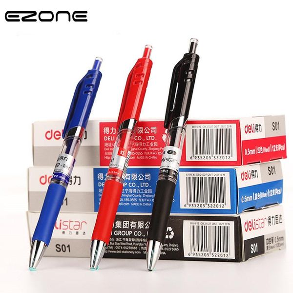 gel pens ezone 12pcs/set pen press 0.5mm black/blue/red student stationery for school 2021 office supplies signing high quality
gel pens ezone 12pcs/set pen press 0.5mm black/blue/red student stationery for school 2021 office supplies signing high quality