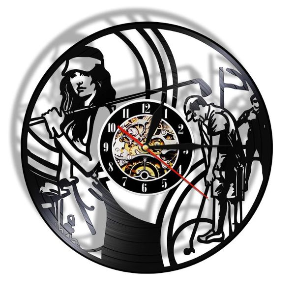 golf hobby themed vintage record wall clock exclusive hanging watch non-ticking sports club art decor clocks
golf hobby themed vintage record wall clock exclusive hanging watch non-ticking sports club art decor clocks