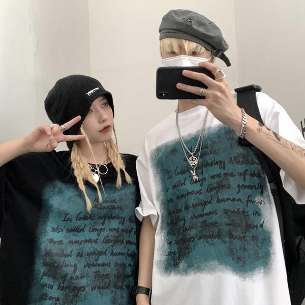men's t-shirts 100% cotton vintage letter print men women t shirt retro tshirt grunge tee alt clothes emo clothing alternative 2021, White;black
men's t-shirts 100% cotton vintage letter print men women t shirt retro tshirt grunge tee alt clothes emo clothing alternative 2021, White;black