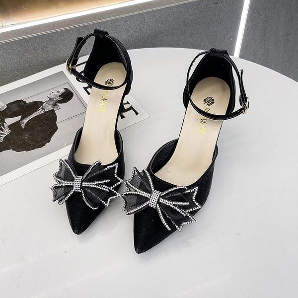 sandals women summer fashion women's 2021 pointed all-match comfortable ankle strap high heel shallow shoes, Black
sandals women summer fashion women's 2021 pointed all-match comfortable ankle strap high heel shallow shoes, Black
