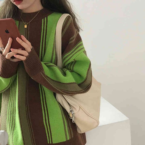 women's sweaters 2 colours autumn and loose winter shredded striped mesh women's sweater (h6178) m28x, White;black
women's sweaters 2 colours autumn and loose winter shredded striped mesh women's sweater (h6178) m28x, White;black