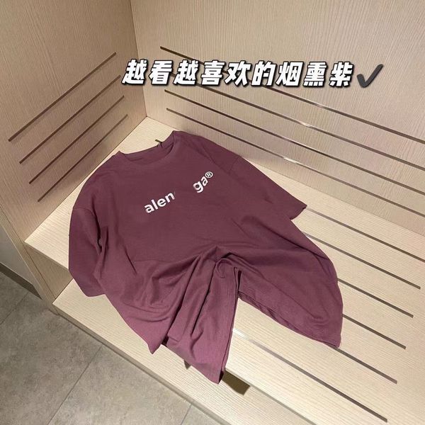 high version summer 2021 female smoked purple chest letter printed t-shirt round neck loose small label couple short sleeve, White
high version summer 2021 female smoked purple chest letter printed t-shirt round neck loose small label couple short sleeve, White