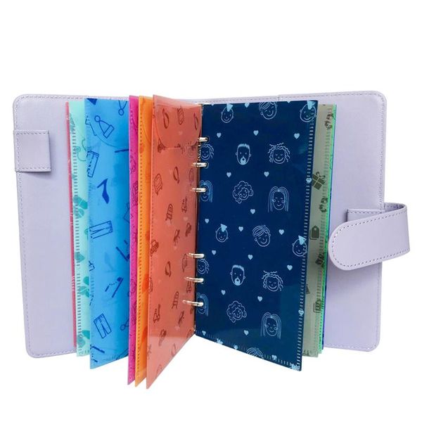 gift wrap cash budget envelope wallet , 12 perforated vertical opening envelope, binder note for budgeting and saving money