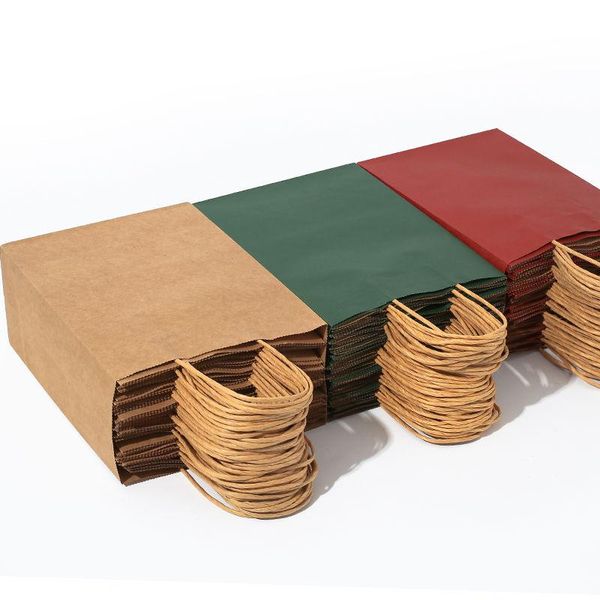 gift wrap kraft paper bag with handle bulk black red green shopping bags for retail store business boutique packing custom logo packaging
gift wrap kraft paper bag with handle bulk black red green shopping bags for retail store business boutique packing custom logo packaging