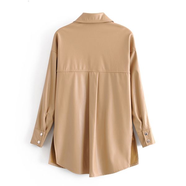 wool women's fashion lapel long sleeve pu khaki black coat retro loose single-breasted faux leather chic female
wool women's fashion lapel long sleeve pu khaki black coat retro loose single-breasted faux leather chic female