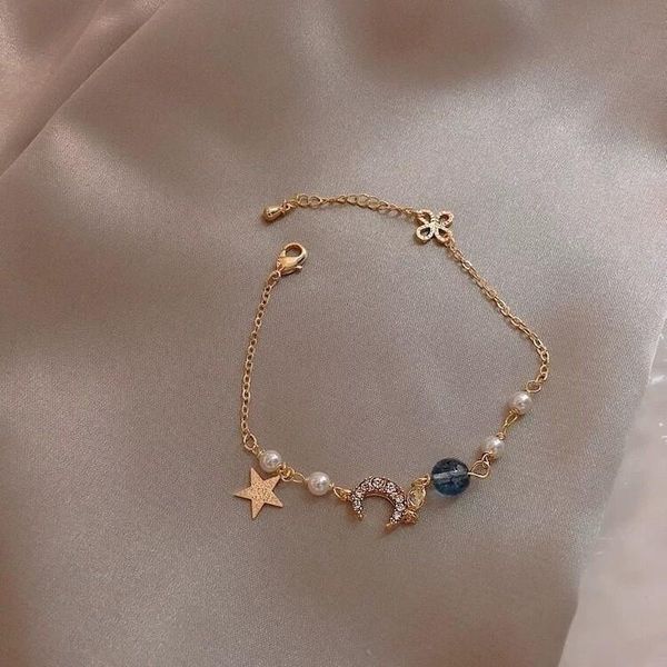link, chain girl heart bracelet student korean temperament half moon for women girlfriends sisters star and, Black
link, chain girl heart bracelet student korean temperament half moon for women girlfriends sisters star and, Black