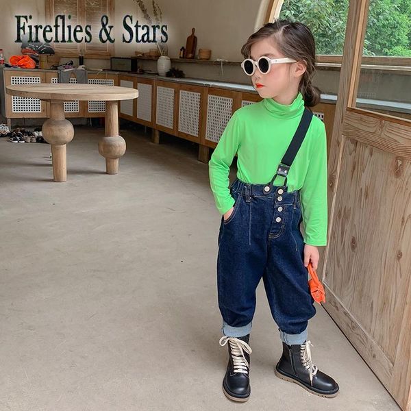 spring autumn girls jeans baby denim pants kids suspender trousers children bottoms streetwear single belt buttons 2 to 7 yrs, Blue
spring autumn girls jeans baby denim pants kids suspender trousers children bottoms streetwear single belt buttons 2 to 7 yrs, Blue