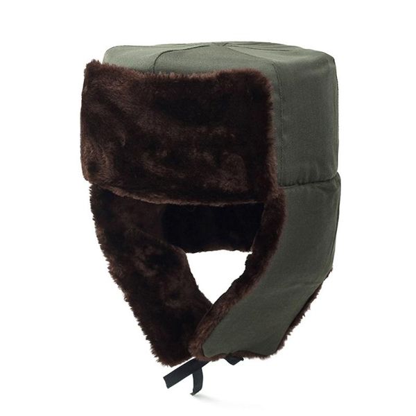 russian bomber hat men earflaps cap winter fur windproof warm thicken women woolen ear protection bonnet cycling caps & masks, Black
russian bomber hat men earflaps cap winter fur windproof warm thicken women woolen ear protection bonnet cycling caps & masks, Black