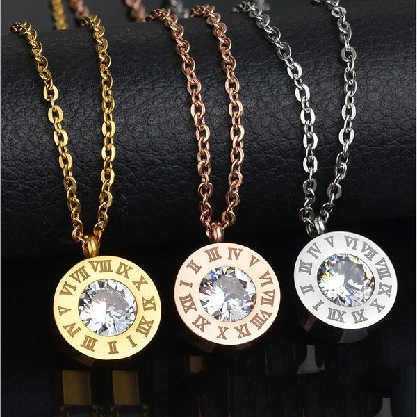 pendant necklaces brand stainless steel interchangeable necklace 7 colors cz stone noman number exchange female bijoux, Silver
pendant necklaces brand stainless steel interchangeable necklace 7 colors cz stone noman number exchange female bijoux, Silver