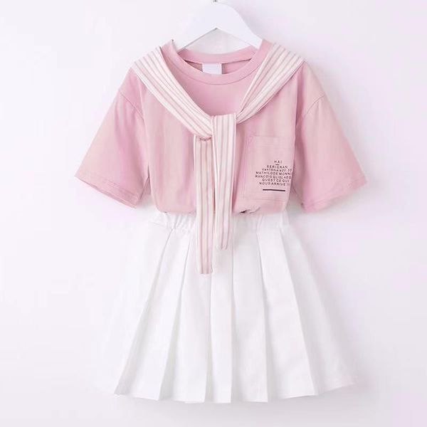 summer girls clothes sets t-shirt and skirts 2pcs suits fashion vetement fille teens girl roupa infantil menina clothing, White
summer girls clothes sets t-shirt and skirts 2pcs suits fashion vetement fille teens girl roupa infantil menina clothing, White