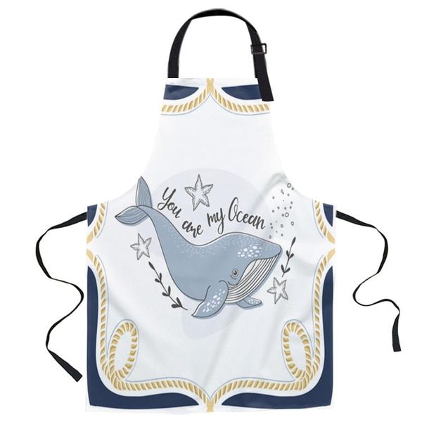 aprons marine life dolphin printed kitchen cooking baking canvas sleeveless for women man kids home delantal cocina
aprons marine life dolphin printed kitchen cooking baking canvas sleeveless for women man kids home delantal cocina