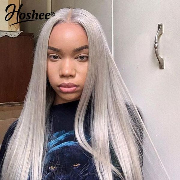 brazilian lace front human hair wigs straight grey wig pre plucked silver gray long inch remy 180%, Black;brown
brazilian lace front human hair wigs straight grey wig pre plucked silver gray long inch remy 180%, Black;brown