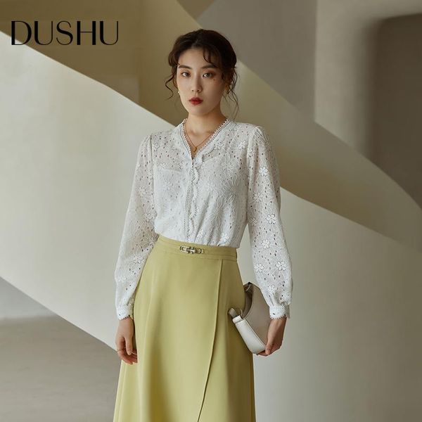 women's blouses & shirts dushu 2021 autumn for women ladies french tenderness lace puff sleeve women-blouses woman, White
women's blouses & shirts dushu 2021 autumn for women ladies french tenderness lace puff sleeve women-blouses woman, White