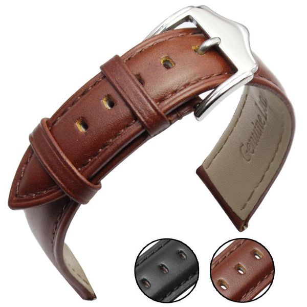 watch bands genuine leather watchbands black brown smooth soft strap women men bracelet belt with metal silver polished buckle
watch bands genuine leather watchbands black brown smooth soft strap women men bracelet belt with metal silver polished buckle
