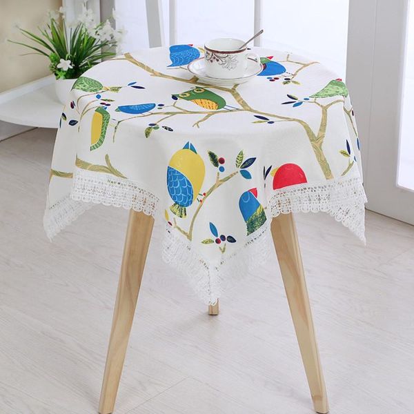 tablecloth square coffee table cloth fabric cotton small clear book rectangle
