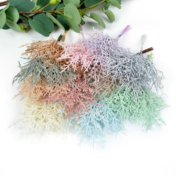 artificial leaves rime pine tree simulation plants fake branch bouquet for home wedding christmas decoration decorative flowers & wreaths
artificial leaves rime pine tree simulation plants fake branch bouquet for home wedding christmas decoration decorative flowers & wreaths
