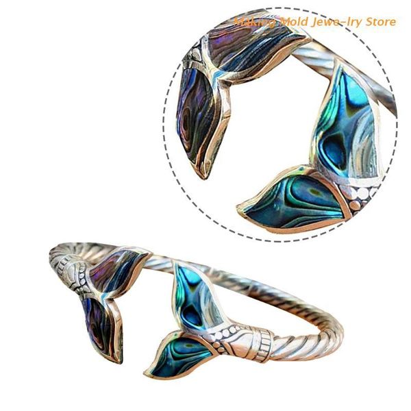 charm bracelets fish shell tail abalone bangle bracelet gift adjustable open hand chain for women valentine's day birthday, Golden;silver
charm bracelets fish shell tail abalone bangle bracelet gift adjustable open hand chain for women valentine's day birthday, Golden;silver