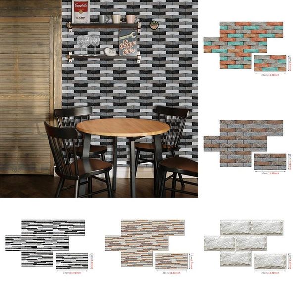 15x30cm 3d backdrop tile brick self-adhesive wall sticker pvc waterproof paper panel living room decor stickers
15x30cm 3d backdrop tile brick self-adhesive wall sticker pvc waterproof paper panel living room decor stickers
