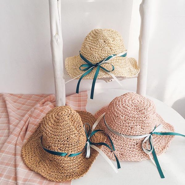 girls' straw hat double-layer tie bowknot beach sunshade for traveling caps & hats, Yellow
girls' straw hat double-layer tie bowknot beach sunshade for traveling caps & hats, Yellow