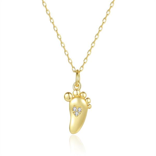 pendant necklaces s925 silver products ms. simple creative little feet clavicle chain necklace personalized jewelry valentine's day gif
pendant necklaces s925 silver products ms. simple creative little feet clavicle chain necklace personalized jewelry valentine's day gif