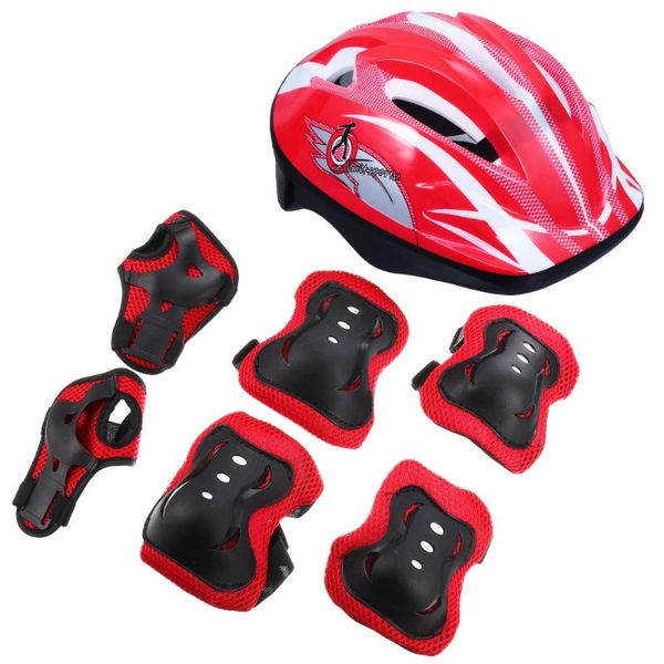 elbow & knee pads 1 set/7pcs outdoor skating gear helmet hand guards for kids, Black;gray
elbow & knee pads 1 set/7pcs outdoor skating gear helmet hand guards for kids, Black;gray
