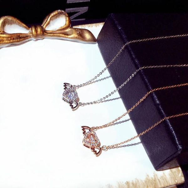 chains fashion super shine zircon angle love wing necklace for women luxury rhinestone stylish choker kolye feminia bijoux gift, Silver
chains fashion super shine zircon angle love wing necklace for women luxury rhinestone stylish choker kolye feminia bijoux gift, Silver