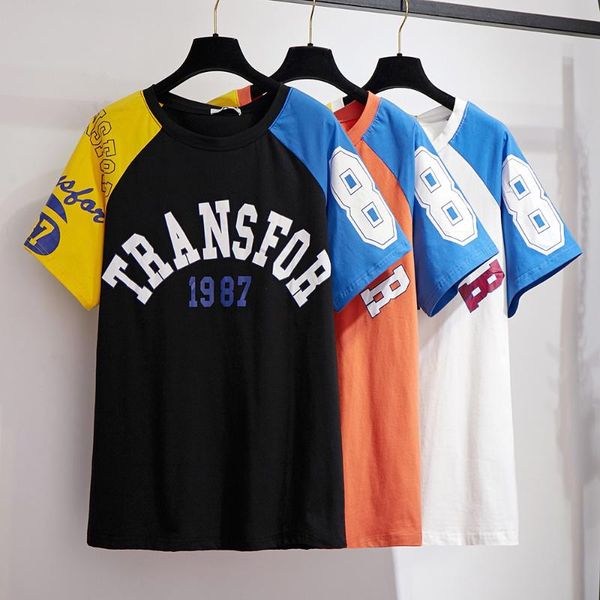 women's t-shirt summer 2021 fashion loose plus size short-sleeve for women casual personality with letter female 4xl 5xl 6xl, White
women's t-shirt summer 2021 fashion loose plus size short-sleeve for women casual personality with letter female 4xl 5xl 6xl, White