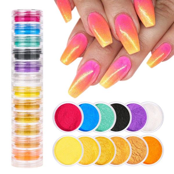 nail glitter 12color/lot neon gold blue rose green powder pigment dust gradient acrylic art decoration, Silver;gold
nail glitter 12color/lot neon gold blue rose green powder pigment dust gradient acrylic art decoration, Silver;gold