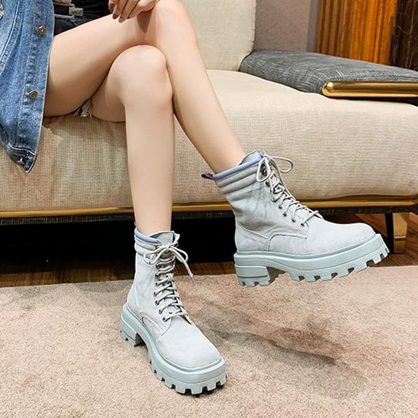 boots women short lace up thick bottom winter shoes fashion cool ankle ladies footwear size 35-39, Black
boots women short lace up thick bottom winter shoes fashion cool ankle ladies footwear size 35-39, Black