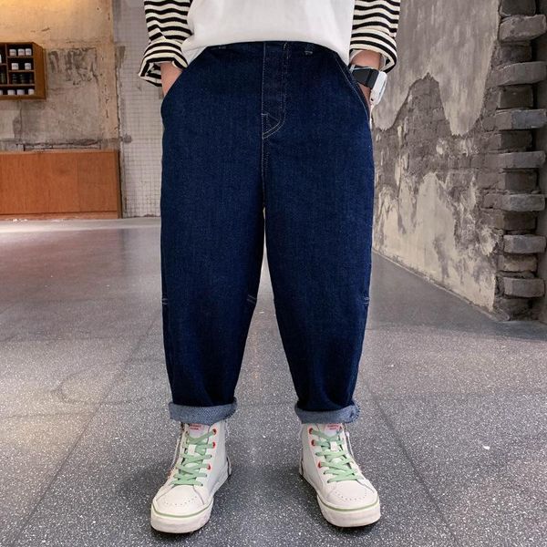 vintage jean spring autumn boy trousers pants capris kids children clothing denim school outdoor straight kids clothes sport hig jeans, Blue
vintage jean spring autumn boy trousers pants capris kids children clothing denim school outdoor straight kids clothes sport hig jeans, Blue