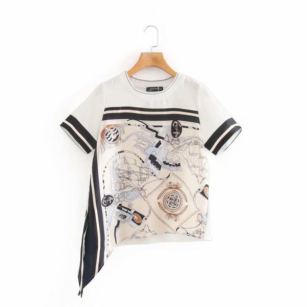 fashion art pattern print womens t shirts casual o neck short sleeve stripe shirt chic leisure brand t656, White
fashion art pattern print womens t shirts casual o neck short sleeve stripe shirt chic leisure brand t656, White