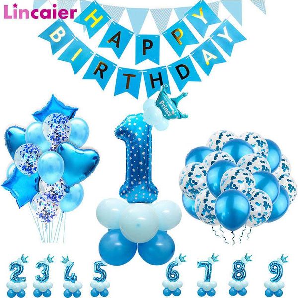 party decoration first birthday boy blue confetti balloon1st happy banner decorations kids baby girl one year 3 4 decor
party decoration first birthday boy blue confetti balloon1st happy banner decorations kids baby girl one year 3 4 decor