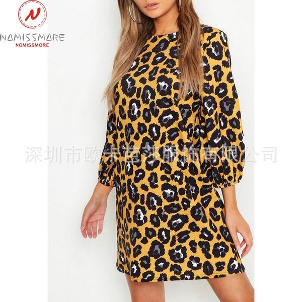 fashion women spring autumn casual loose mini dress o-neck three quarter sleeve mid waist leopard print pullovers dresses, Black;gray
fashion women spring autumn casual loose mini dress o-neck three quarter sleeve mid waist leopard print pullovers dresses, Black;gray