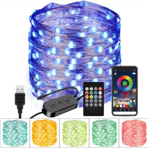 strings fairy rgb led string light remote bluetooth app smart control christmas copper wire garland lamp bedroom xmas wedding decoration
strings fairy rgb led string light remote bluetooth app smart control christmas copper wire garland lamp bedroom xmas wedding decoration
