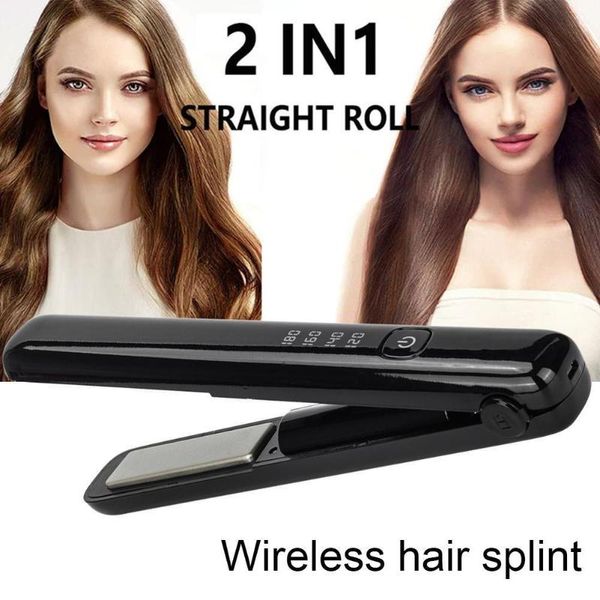 wireless rechargeable hairdressing straightening rod curling iron splint bar clip hair artifact bun maker, Brown
wireless rechargeable hairdressing straightening rod curling iron splint bar clip hair artifact bun maker, Brown