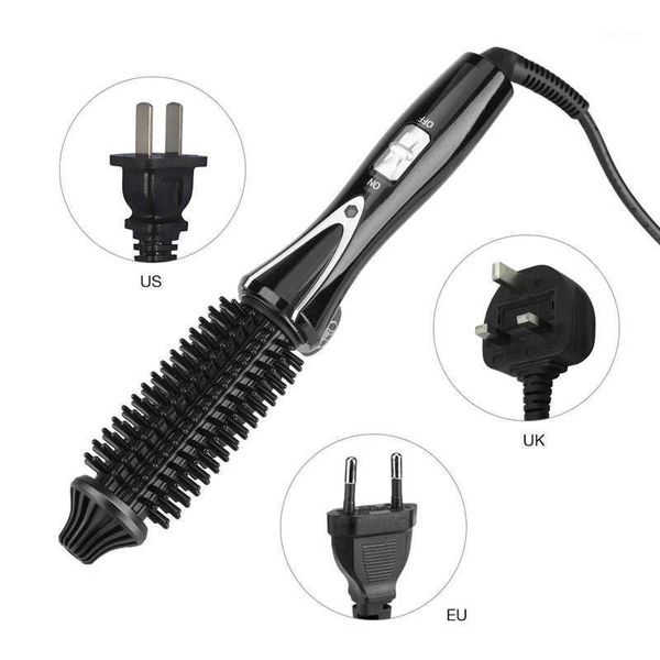 ceramic tourmaline foldable anion hair brush curler curling iron styling tools tools1, Black
ceramic tourmaline foldable anion hair brush curler curling iron styling tools tools1, Black