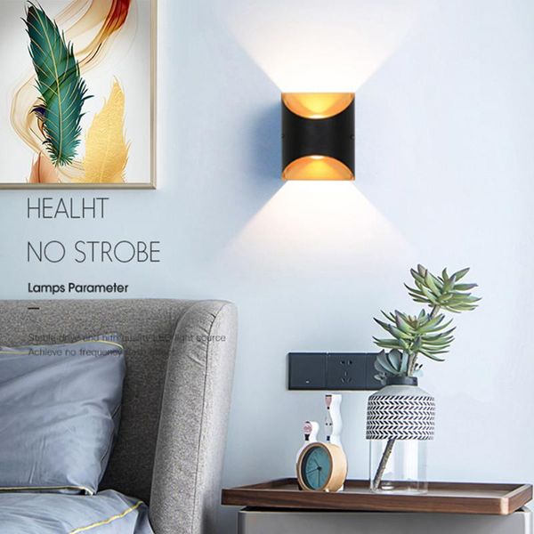 aisle up down wall sconces indoor led lamps 6w white black golden lamp bedroom living room nordic modern light
aisle up down wall sconces indoor led lamps 6w white black golden lamp bedroom living room nordic modern light
