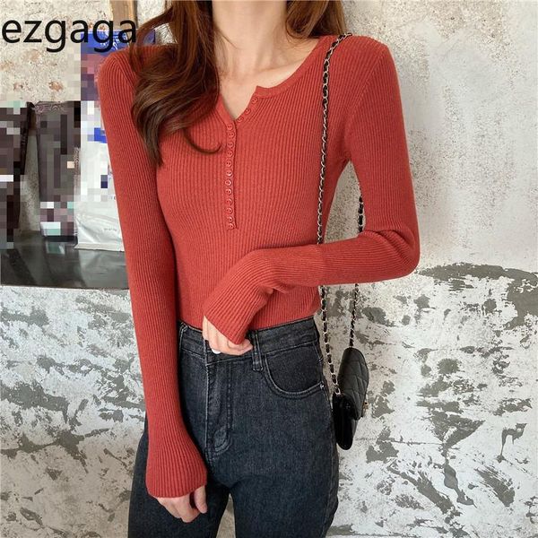 women's sweaters ezgaga base knit autumn winter 2021 korean v-neck solid slim thin stretch sweater pullover female all-match fashion, White;black
women's sweaters ezgaga base knit autumn winter 2021 korean v-neck solid slim thin stretch sweater pullover female all-match fashion, White;black