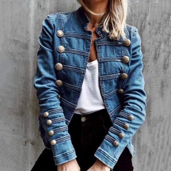 women's jackets jaqueta jeans elegante feminina, casaco casual com botões, manga comprida, elegante, plus size u5td, Black;brown
women's jackets jaqueta jeans elegante feminina, casaco casual com botões, manga comprida, elegante, plus size u5td, Black;brown