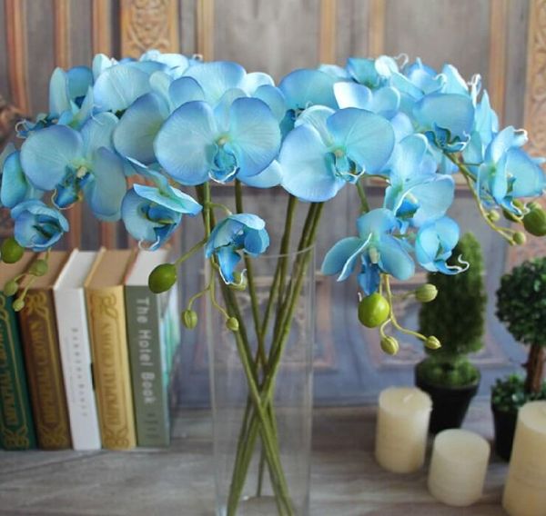 78cm/30.71" length blue phalaenopsis silk butterfly orchid flower for christmas home ornament party decorations supplies decorative flo
78cm/30.71" length blue phalaenopsis silk butterfly orchid flower for christmas home ornament party decorations supplies decorative flo