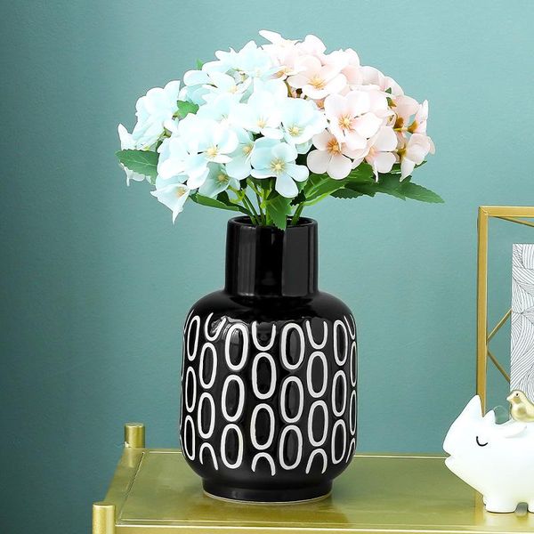 vases black white pattern large vase deskhigh home decoration crafts retro ceramic flower arrangement el table soft decor
vases black white pattern large vase deskhigh home decoration crafts retro ceramic flower arrangement el table soft decor