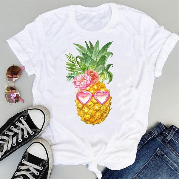 cartoon beach pineapple fruit women t shirts cute short sleeve graphic summer fashion print female clothes tees shirt, White
cartoon beach pineapple fruit women t shirts cute short sleeve graphic summer fashion print female clothes tees shirt, White